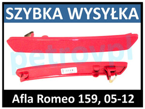 Alfa Romeo 159 05-12, Odblask tylny nowy PRAWY
