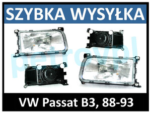 VW Passat B3 88-93, Reflektor lampa nowa L+P kpl