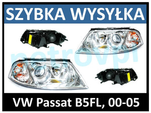 VW Passat B5 FL 00-05, Reflektor lampa nowa L+P bs