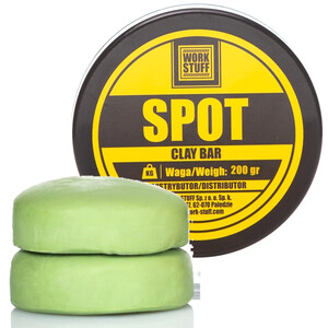 Glinka do lakieru WORK STUFF - Spot Clay Bar 200g średnia