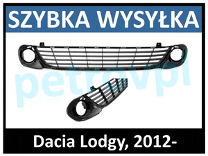 Dacia Lodgy 2012-, Atrapa kratka zderzaka halog ŚRODEK