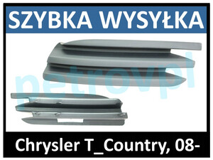 Chrysler Town Country 08-, Kratka zderzaka LEWA