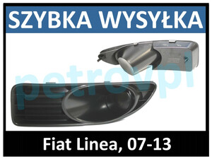 Fiat Linea 07-13, Atrapa kratka zderzaka nowa LEWA
