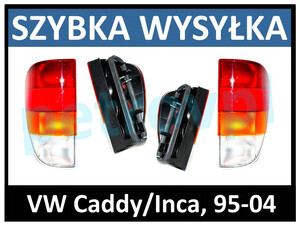 VW Caddy / Seat Inca 95-04, Lampa tylna nowa L+P