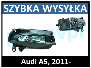 Audi A5 2011-, Halogen H8 nowy PRAWY