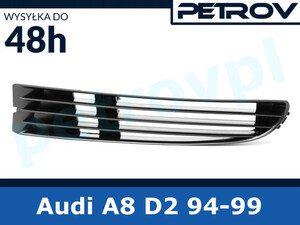 Audi A8 D2 94-99, Atrapa kratka zderzaka LEWA