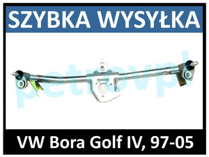 VW Bora Golf IV, Mechanizm wycieraczek NOWY -draz.