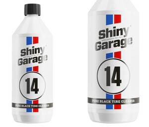 Mycie opon i gumy SHINY GARAGE - Pure Black Tire Cleaner 1L
