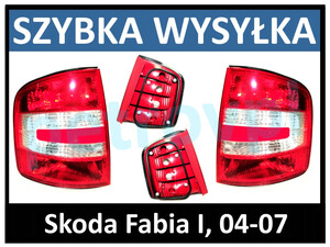 Skoda Fabia 04-07, Lampa tylna HATBACK nowa L+P