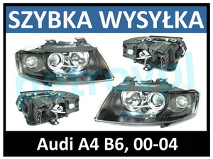 Audi A4 B6 00-04, Reflektor lampa S4/CABRIO L+P