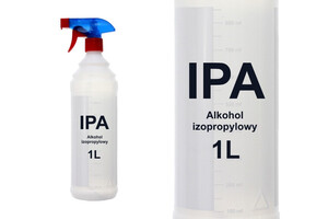 IPA PETROV.pl alkohol izopropylenowy koncentrat odtłuszcza lakier usuwa woski powłoki 1L