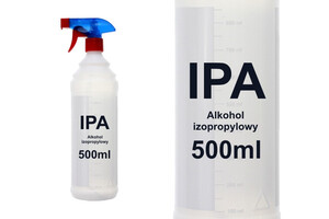 IPA PETROV.pl alkohol izopropylenowy koncentrat odtłuszcza lakier usuwa woski powłoki 500ml