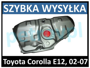 Toyota Corolla E12 02-07, Zbiornik BAK paliwa STAL