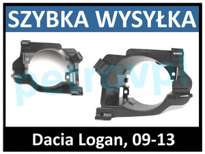 Dacia Logan MCV 09-12, Ramka halogenu kratka LEWA