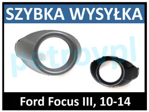 Ford Focus 10-14, Ramka kratka zderzaka hal PRAWA