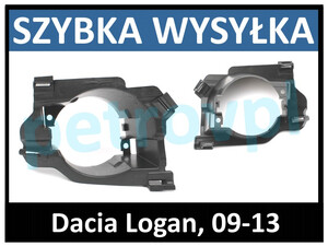 Dacia Logan MCV 09-12, Ramka halogenu kratka PRAWA