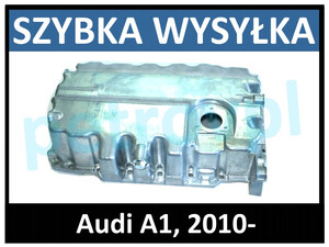 Audi A1 10-, Miska olejowa 1,6 TDI aluminium NOWA