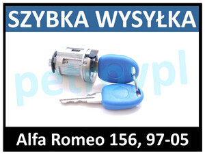 Alfa Romeo 156 97-05, Wkład STACYJKA + klucze nowa
