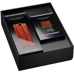Perfuma samochodowa + zawieszka + pudełko FRESSO - zapach MAGNETIC STYLE 50ml