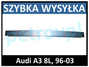 Audi A3 8L 96-03, Wzmocnienie BELKA zderzaka NOWA