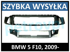 BMW 5 F10 09-, Atrapa kratka zderzaka M-PAKIET ŚRODEK
