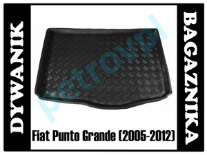 Fiat Punto Grande 05-, Dywanik wkład bagażnika BM