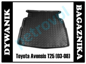 Toyota Avensis T25, Dywan wkład bagażnika SEDAN BM