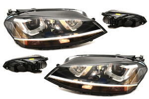 VW Golf VII 12-17, Reflektor lampa BI-XENON oryginał L+P kpl