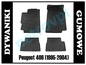 Peugeot 406 95-04, Dywaniki PETEX gumowe ORYGINAŁ