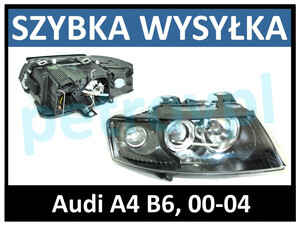 Audi A4 B6 00-04, Reflektor lampa S4/CABRIO PRAWY