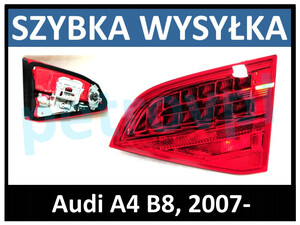 Audi A4 B8 08-, Lampa tylna Kombi LED wewn. PRAWA