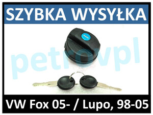 VW Fox / Lupo 98-05, Korek wlewu paliwa +centralka